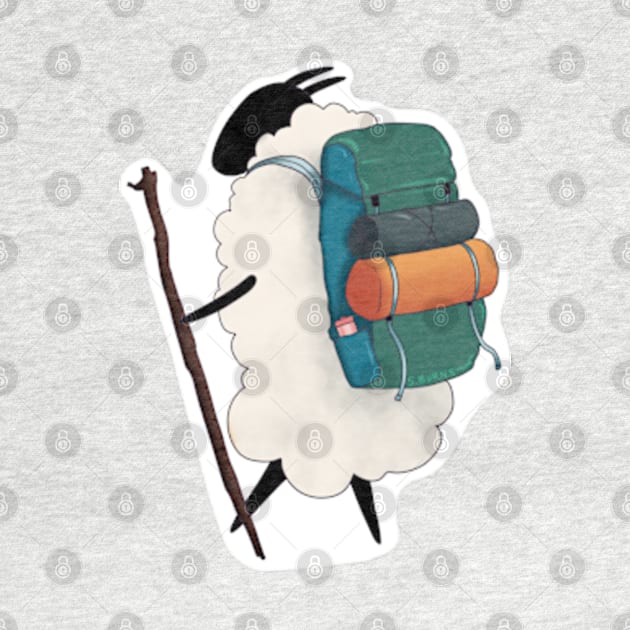 Hiker Sheepie by sarahburnsstudio